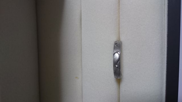 結婚指輪がようやく完成！とても素敵な指輪ができて嬉しいです