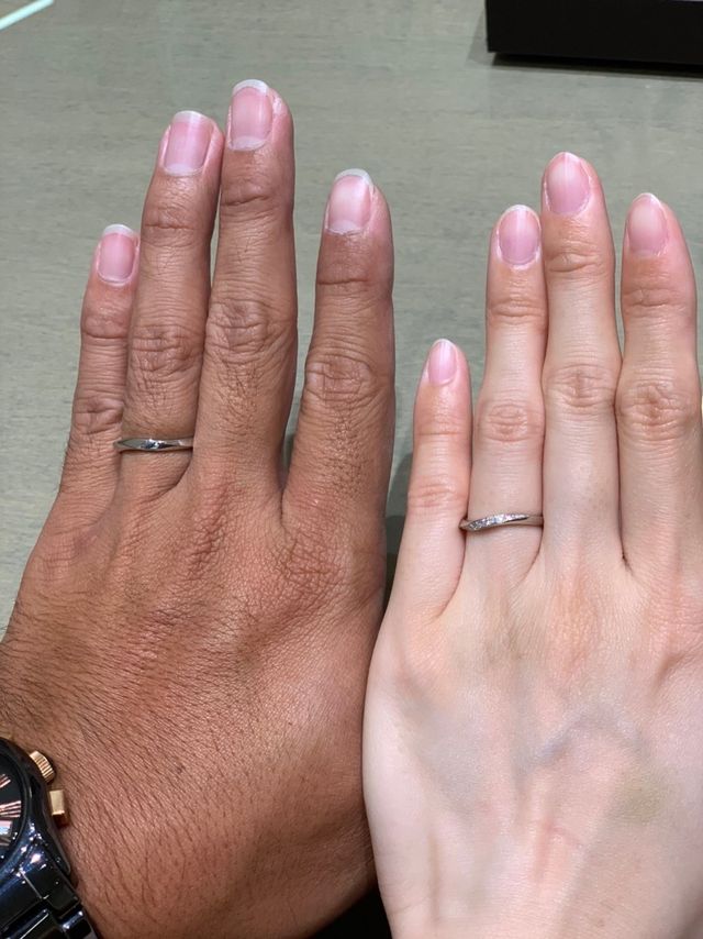 ダイヤの輝きが素晴らしいです！