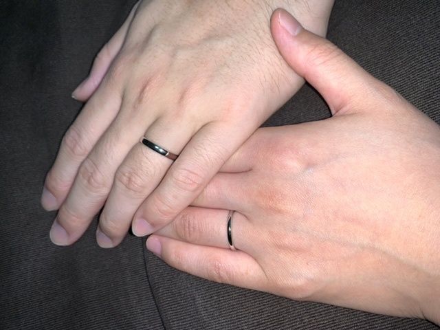 種類は同じ種類ですが、2mmと彼のは3mmにしました。