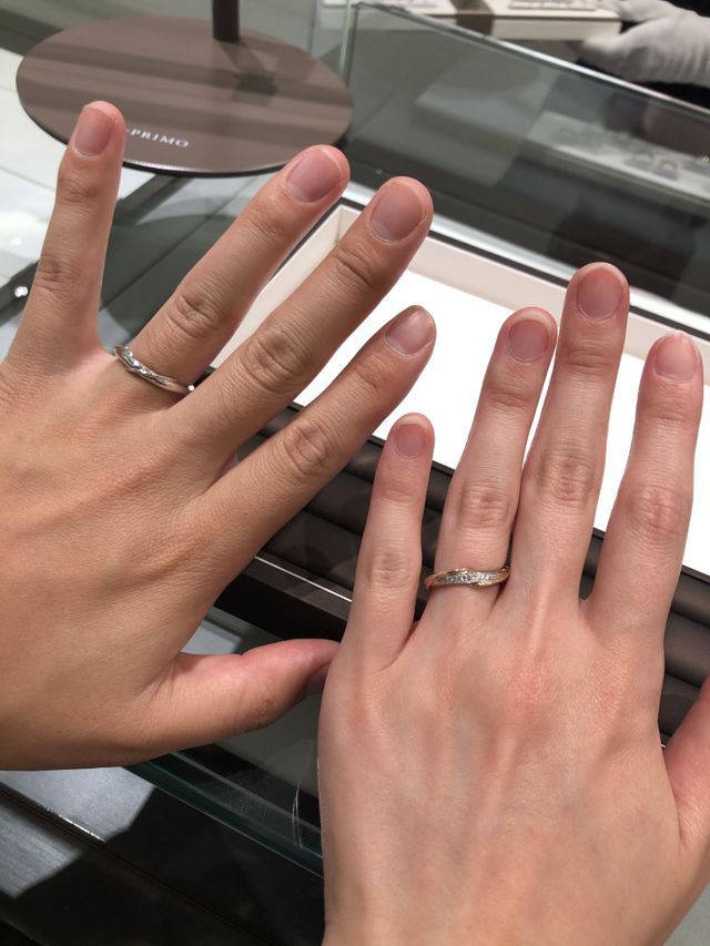 ネプチューンを店頭で試着した際の写真です。