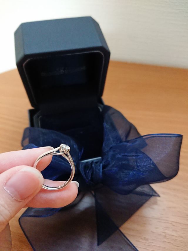 チュールのリボンつき