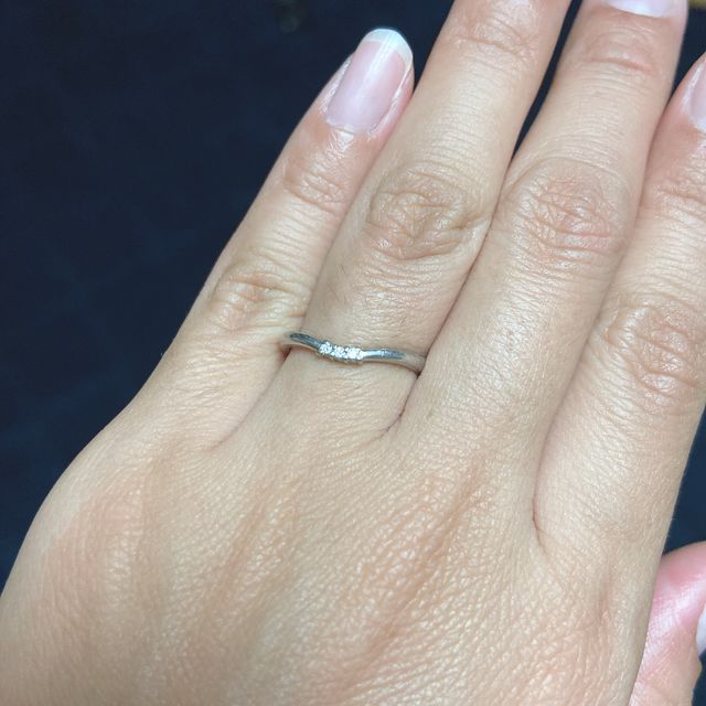 結婚指輪で使用しています。