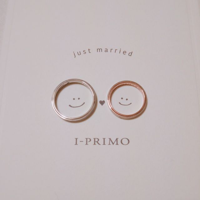 リング撮影用のオリジナル台紙を頂きました。