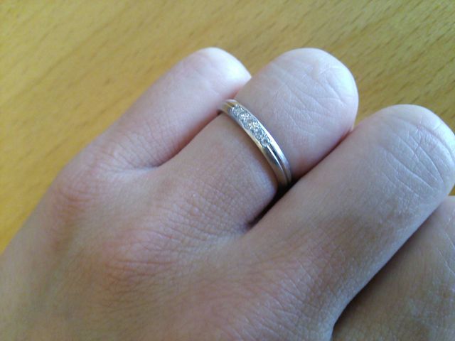 結婚指輪です