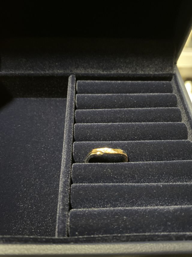 ダイヤモンドが5個入っていて魅力的