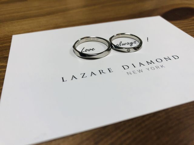 購入時にいただいたカードの上で撮影しました！