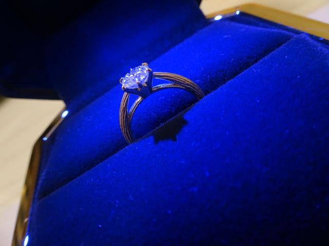 彼のお母様から譲り受けた指輪をリメイクしました！
