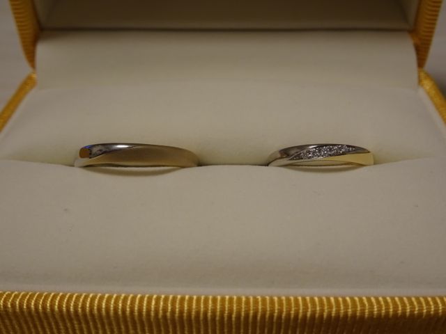 ｢シェア｣という指輪です。バイカラーがとても気に入りました。