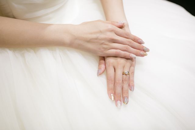 結婚式の時に手元を撮ってもらいました^^