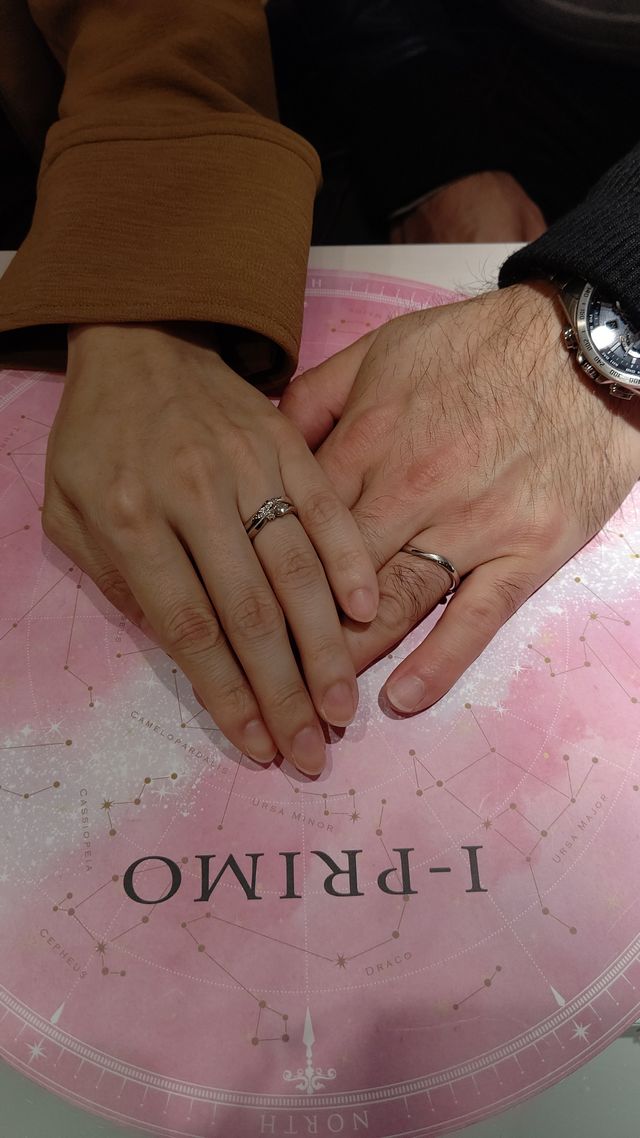 婚約指輪がプロキオン
結婚指輪がノクターナル