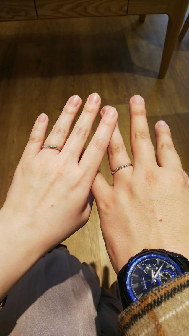 二人で嬉しくてパシャリ。