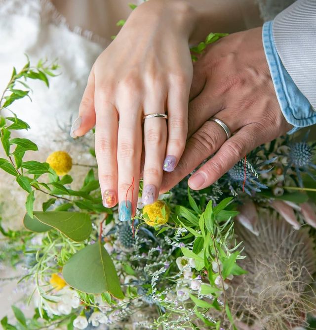 結婚式での手元ショット