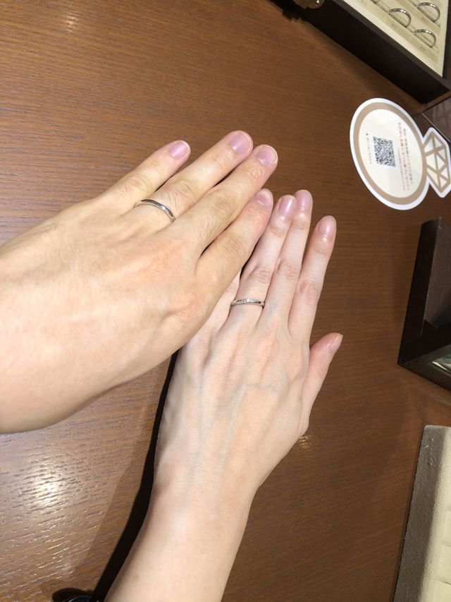 アニバーサリオ試着時の写真です。