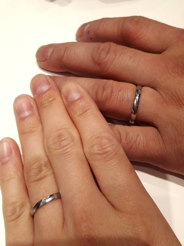 指輪着用時