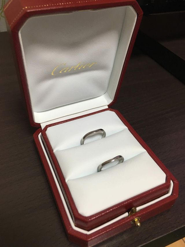 バレリーナ カーブ ウエディング リング