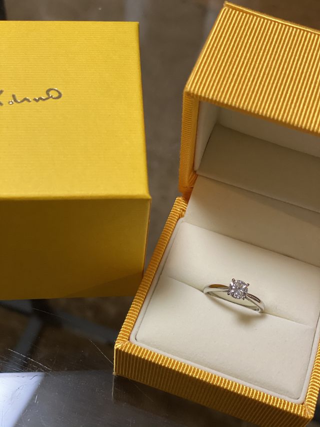 0.7ctダイヤモンドのエンゲージリング