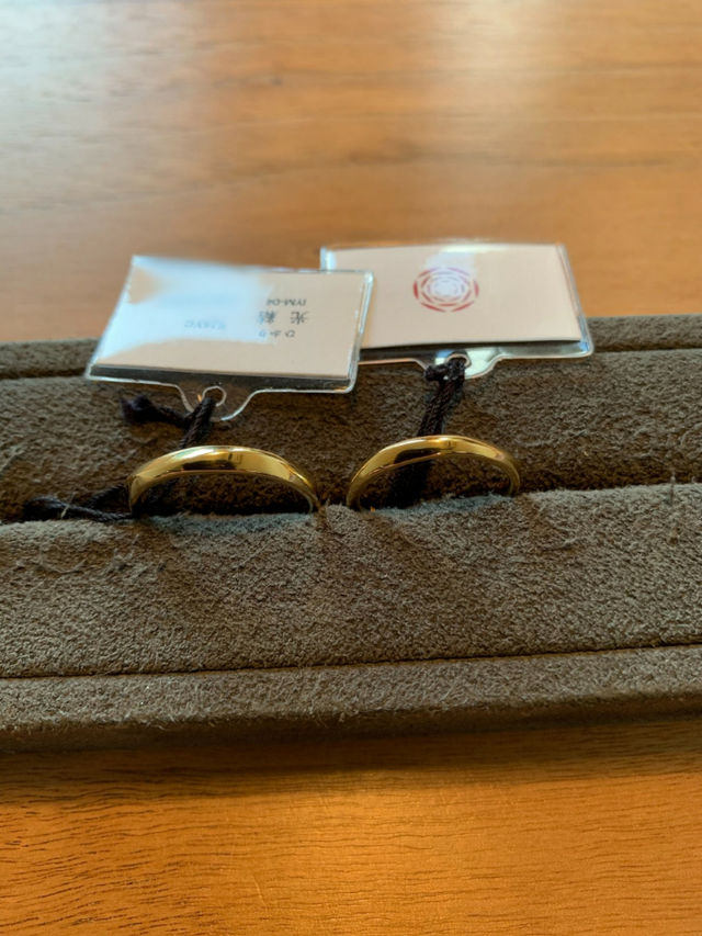 試着用に出していただいた時の写真です。