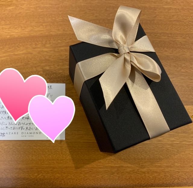 カードいっぱいに書いたお手紙をいただきました、嬉しいです