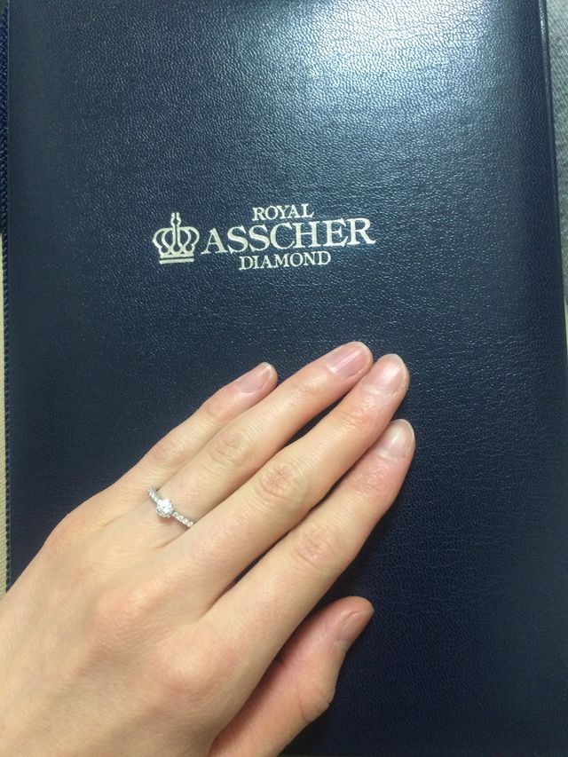 プロポーズされて、すぐに撮りました。