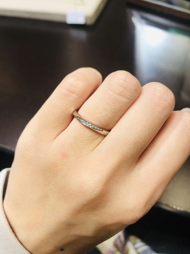 試着時の写真です。