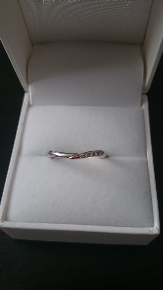 ピンクゴールドとのカスタム