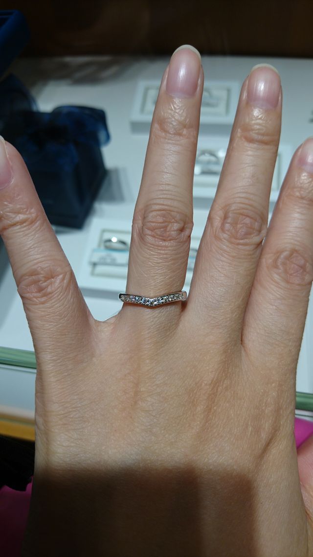 ブイラインのエタニティリング