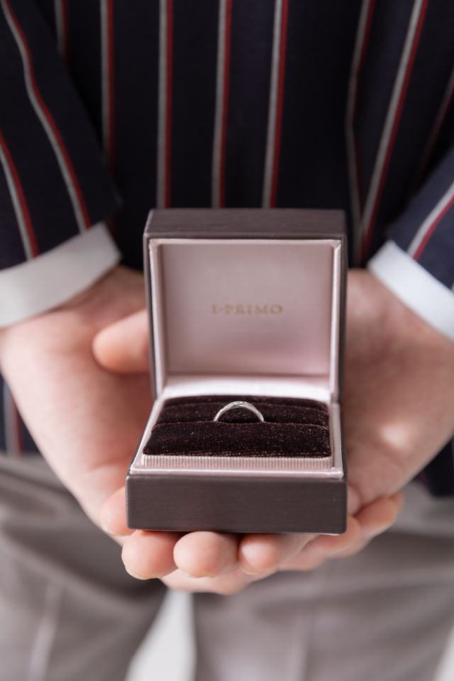 受け取ったその日にブライダルフォトを撮りにいきました。