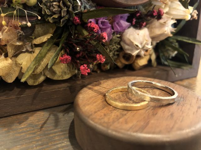 自分たちでつくった結婚指輪