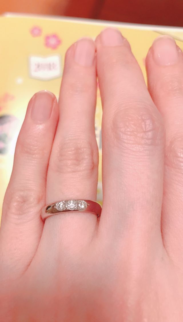 フルオーダーでこだわった3つのダイヤ