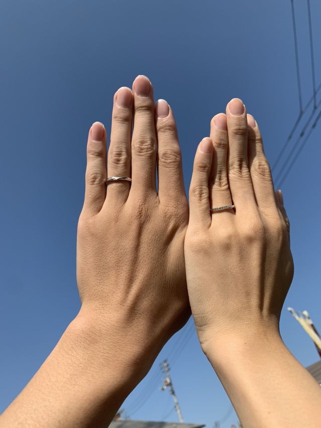 最近はやりのウェーブ型にしました(^^)とってもばえます！！