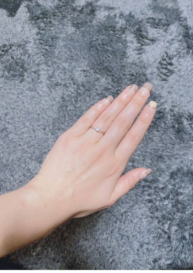 ダイヤが輝いています