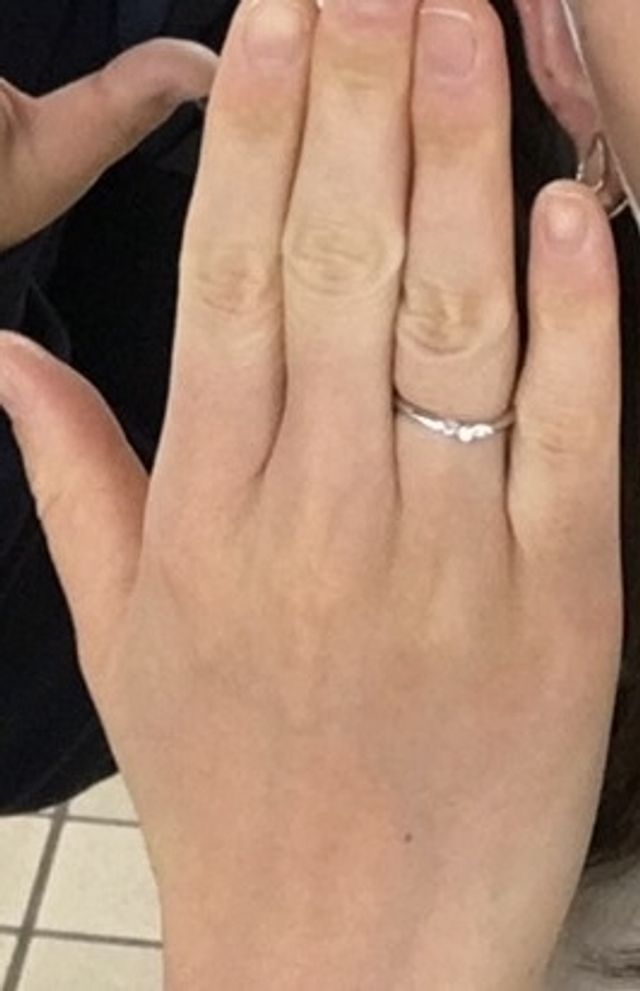 指輪着用時です