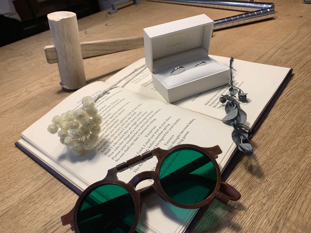 まだ未完成手作りの段階。ツヤもありとても綺麗でした