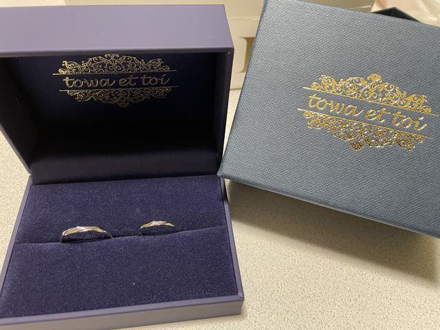 ワンポイントがあり、あまりゴツくない指輪を探していました。