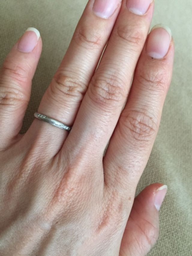 ダイヤ入り結婚指輪