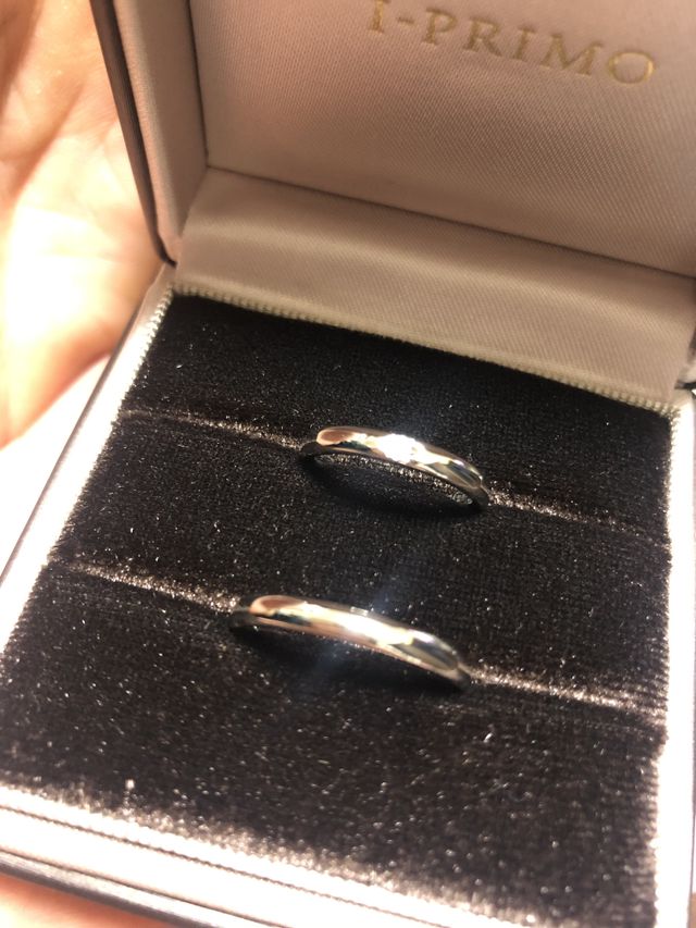 記念に指輪だけを