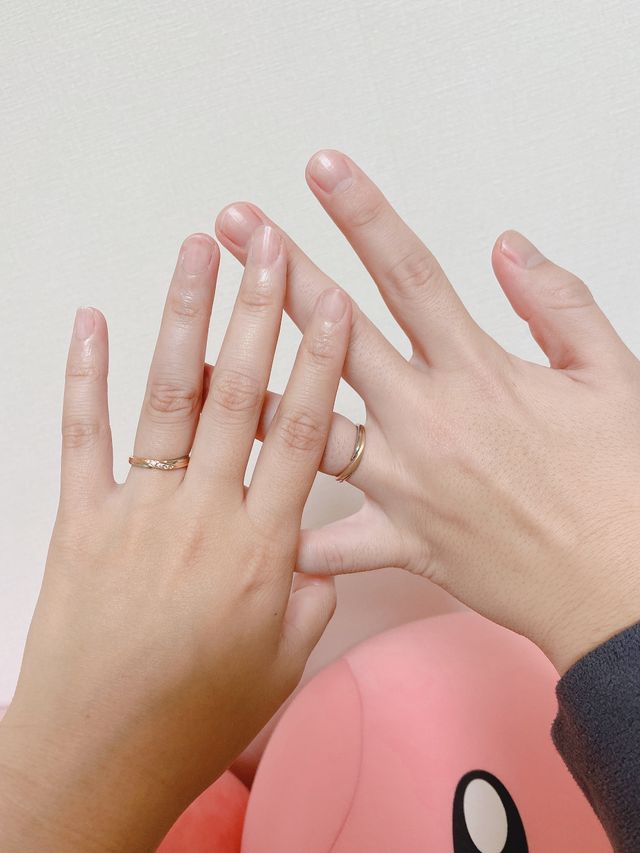 主人の指輪と、自分の指輪です。