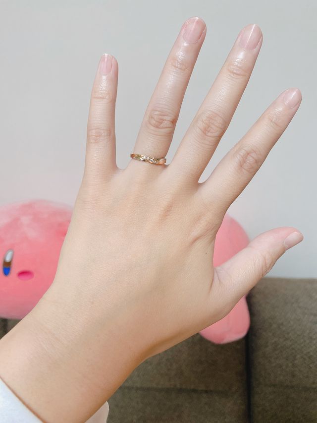 新婦用の指輪です。