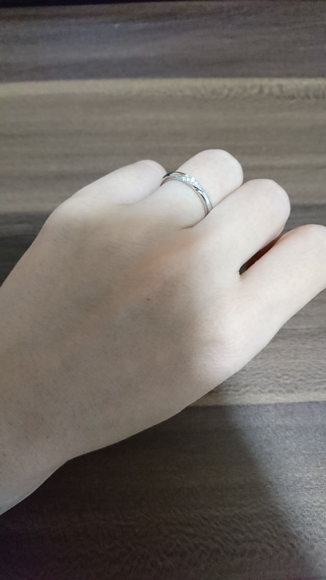 ダイヤモンドがきれいです