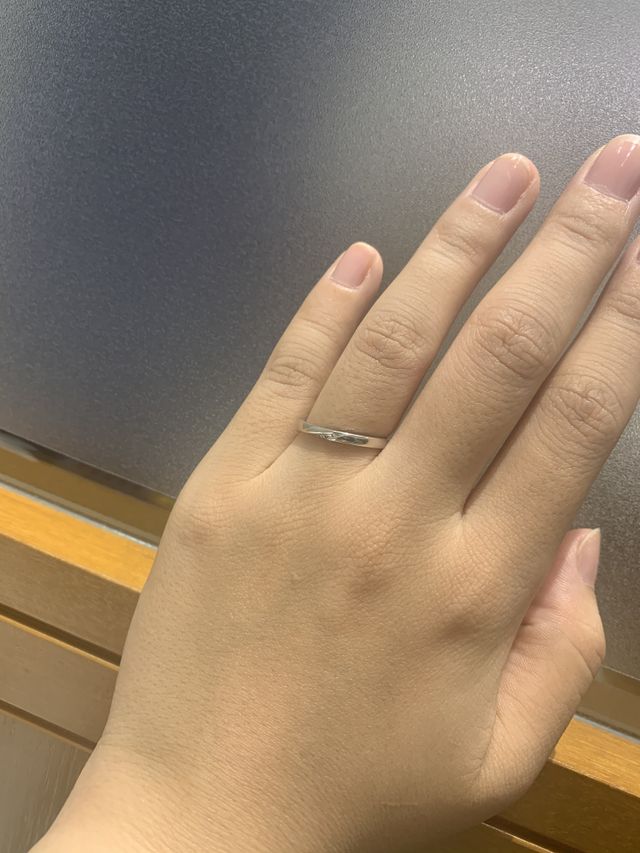 試着時の写真です