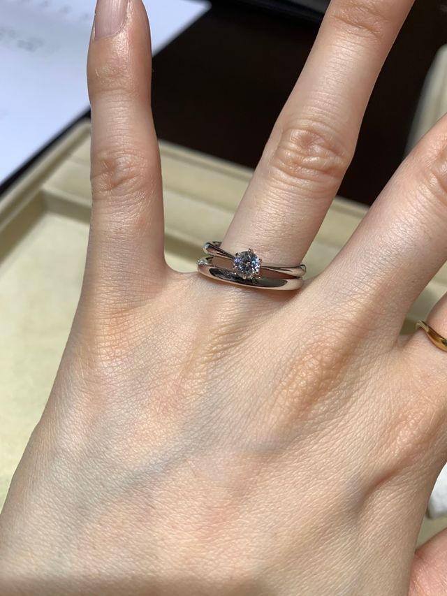 重ね付けをしても綺麗に見えました。