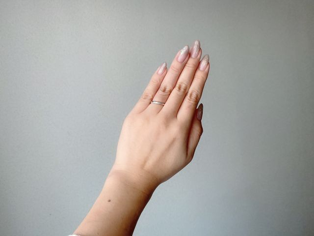 結婚指輪の写真です。