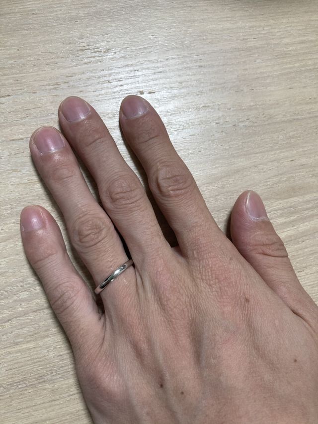 夫の結婚指輪