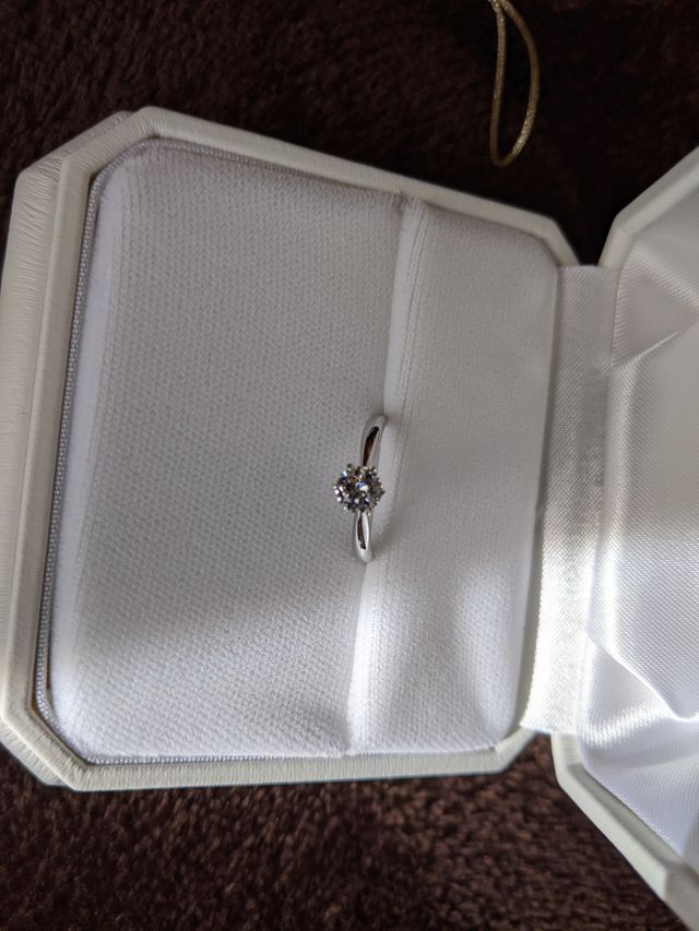 質の高いダイヤモンドを選んでつくっていただき満足しています。