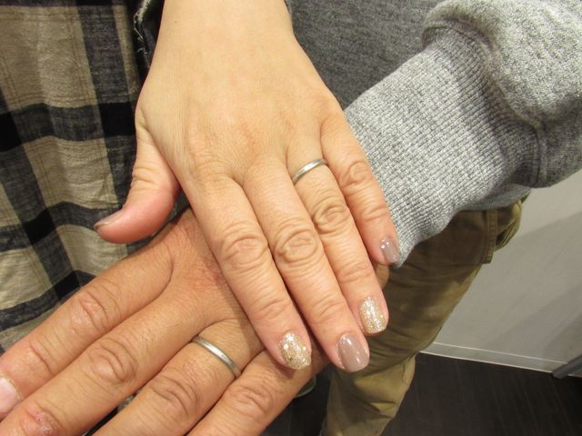 結婚10周年で初めて指輪を購入しました。気に入りました。
