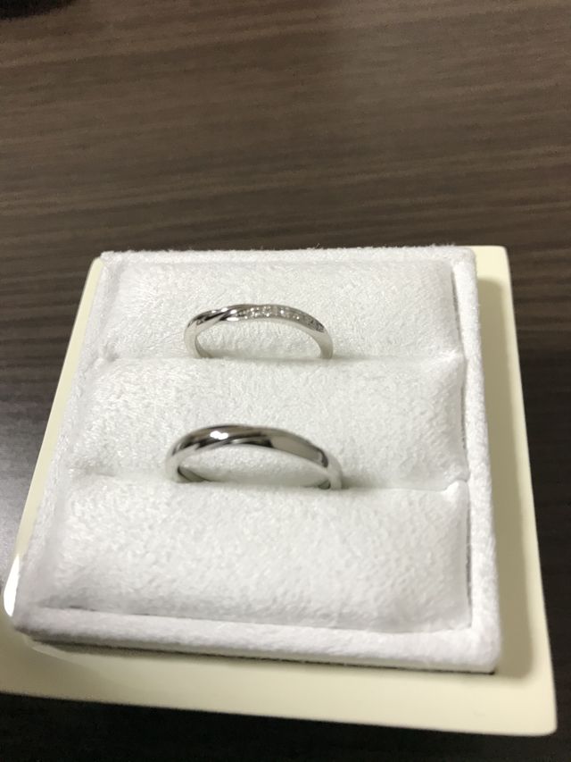結婚指輪で購入させていただきました！