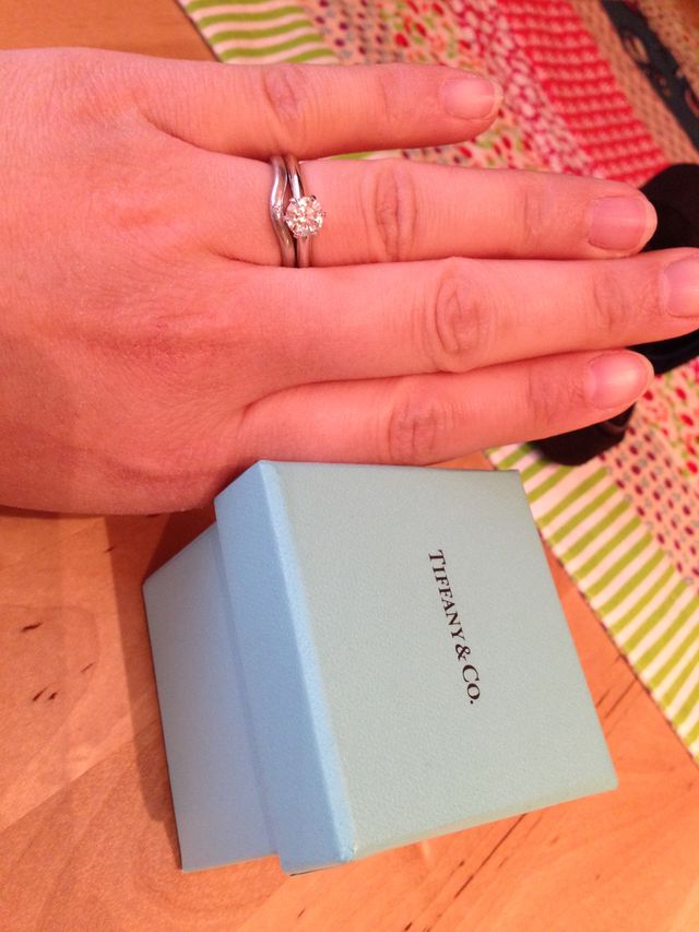 結婚指輪と重ね付け