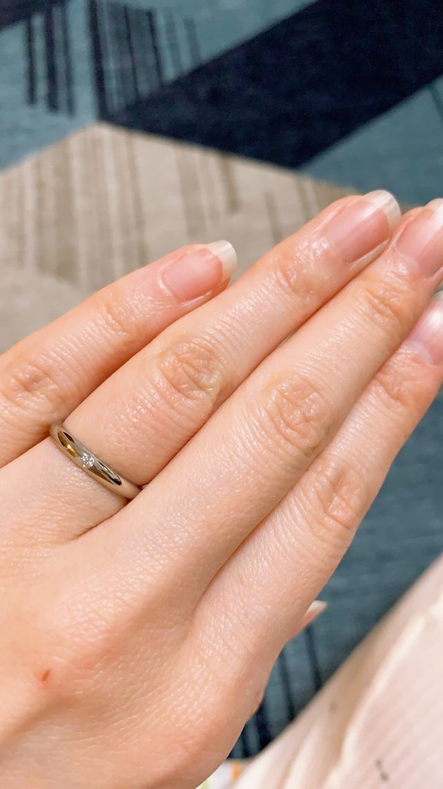 ダイヤモンドがキラキラでした