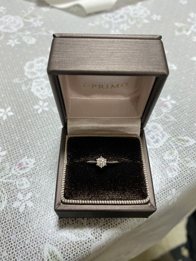 上から見た指輪