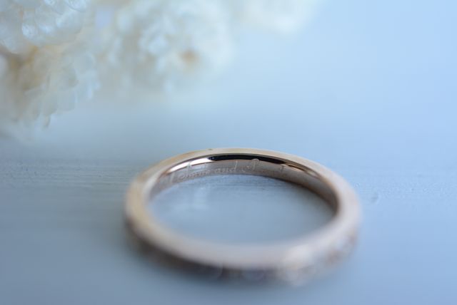 内側のメッセージ写真